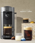 Nespresso Vertuo Plus Single Serve Coffee And Espresso Maker For Home Use With Quick 25 Sec Heat Up And Energy Saving Auto Shut Off