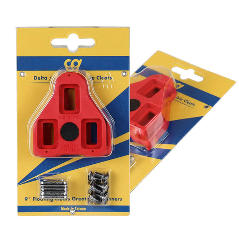 Look Delta Compatible Bike Cleats For Peloton And Indoor Cycling Shoes, 9 Degree Float, Two Pairs, in packaging with bolts
