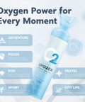 Portable 10 Liter Oxygen Canisters With Leak Proof Mask 97 Percent Pure O2 Oxygen Tank For Altitude Athletes Recovery And Breathing Support