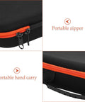 Close-up of Pro Grade Portable Tool Storage Case With EVA Padding, Oxford Cloth showing reinforced zipper and hand carry design.
