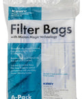 Allergen Reduction HEPA Vacuum Bags 6 Pack For F Style And Twist Style Kirby Vacuums OEM Replacement Filtration Genuine Bags
