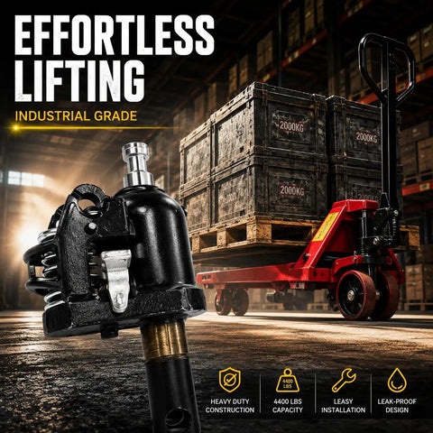 Heavy Duty Hydraulic Pump Replacement For Manual Pallet Truck, 4400 Lb Workhorse With 45Mm Spindle Shaft, Robust Swap Assembly Handles The Heavy Lifting With No Sweat