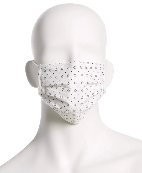 Six Pack Reusable Pleated Cloth Face Masks With Assorted Prints And Colors, One Size, Cotton, Washable, Non Medical Face Coverings
