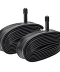 Two Pack Heavy Duty Bike Tubes 26x1.25 AV Schrader Valve Fits 26x1.0 26x1.25 26x1.50 Inner Tubes For Road MTB Hybrid Bikes Durable And Easy Install Ready To Ride