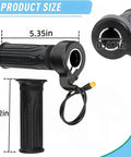 Full Twist Throttle Grip For Ebikes And Scooters, 12V To 72V Universal Voltage, 22.2mm Handlebar, size details in inches