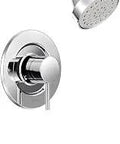 Posi-Temp Chrome Tub And Shower Trim Kit With Shower Head, Lever Handle, And Tub Spout For Easy Modern Bath Upgrade