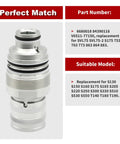 Female Hydraulic Quick Connect Coupler Replacement For SVL75 SVL75-2 S130 S150 S160 in silver, close-up view