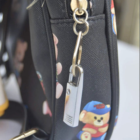 Zipper Pull Tab Replacement Metal Zipper Extender for Luggage Backpack and Suitcases Snap On Fix for Missing Pulls installed