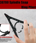 Beefy 12 Inch Snap Ring Pliers Set for spindle installation and removal internal and external circlips built for Ford Super Duty pickups 2007 and newer