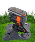 Oscillating Sprinkler Irrigator for Outdoor Watering System Adjustable Nozzle Delivers Even Coverage on Grass with Durable Build