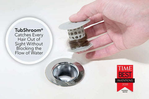 Hair Catcher Drain Protectors Bundle For Bathtubs And Sinks Keeps Drains Flowing Smoothly Clog Free No Mess Easy To Use Gray