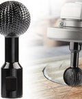 360 Degree Sphere Rotary Burr for Angle Grinders in use for wood carving, made of heavy duty 45# steel with abrasive teeth.