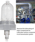 Air Compressor Lubricator With Aluminum Alloy Oil Separator And Transparent PC Cup beside industrial pneumatic system setup