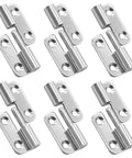 9 1.5-inch stainless steel right lift-off flag hinges with screws