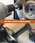 Wheel Stud Installer Tool For Automotive And Light Duty Trucks, Replaces Most Wheel Studs, Fits 12x1.25, 12x1.5, And 14x1.5