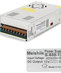 12V 50A 600W DC Switching Power Supply Adapter For LED Drivers Motors Printers And More Universal 110V 220V Input Output 12V