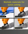 Heavy Duty Metal Shears Drill Attachment For Efficient Jam-Free Cutting S60 Steel Electric Tool Kit cutting color steel, flexible steel, aluminum, diamond mesh.
