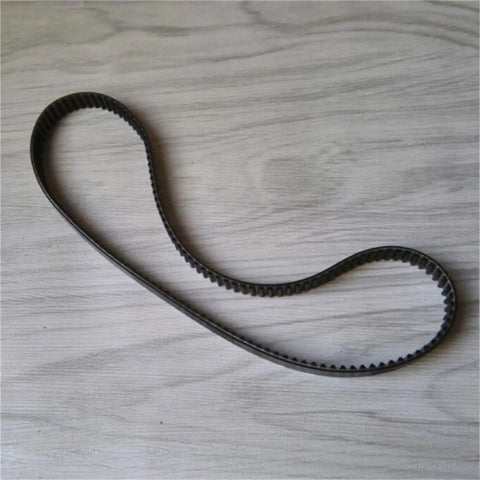 Replacement Conveyor Belt For Bread Makers 164 Teeth 492mm Perimeter Durable Rubber Drive Belt For Home Baker Kitchen Appliance Repair And Maintenance Today black toothed belt on wood