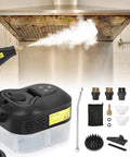 Beast 1500W Steam Cleaner Handheld Portable For Home Kitchen And Auto Detailing, cleaning greasy kitchen hood