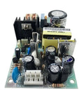 Dual Output 25W PCB Switching Power Supply Open Frame Module With 5V 12V 15V 24V And -5V -12V -15V Rails For Electronics Projects And DIY Builds, showing circuit components and capacitors.