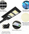Ridiculously Bright 400W Solar Street Lights Outdoor Two Pack with Motion Sensor and Light Control, features and specifications