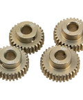 Dope 48DP 5mm Pinion Gear Set For 1 By 10 RC Cars, 7075 Aluminum, 29T 30T 31T 32T, Four Pack, Fits 5mm Shafts