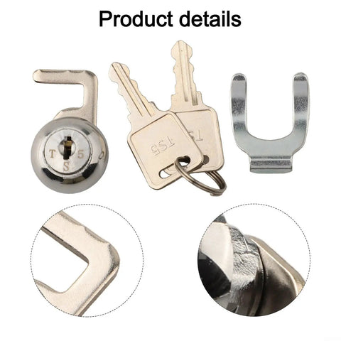 Cam Lock With Quick Clip For Cash Drawers And Metal Cabinets Zinc Alloy Locker Lock With Two Keys and parts.