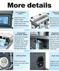 Cymyyds Semi Automatic Right Angle Corner Labeling Machine With Precise PLC Touch Control Achieves High Accuracy Plus Or Minus Point Five Millimeters Boosts Production Efficiency For Diverse Packaging Needs In Your Business Operation Efficiently And PLC control interface, labeling wheel, adjustable worktop.