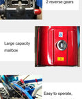 Compact 2 Wheel Walking Tractor For Small Farms And Gardens With gear system and large capacity mailbox