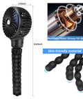 Clip On Stroller Fan USB Rechargeable Mini Personal With 3 Speeds 360 Degree Rotating Removable Flexible Tripod
