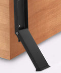 Heavy Duty Stainless Steel Kickdown Door Stop For Floor And Top Use on wooden door, versatile multi-functional design