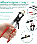 Top Notch 137 Piece Spring Hose Clamps Assortment Kit With Heavy Duty Pliers Covers 7 To 22mm Sizes Perfect For Securing Fuel Lines Vacuum Pipes And Low Pressure Air Systems Like A Pro Without Wasting Cash. spring hose clamp pliers with metal clamp on black tubing