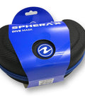 Sphera X Freediving Mask With 180-Degree Wide-Angle View, Low-Volume Fit packaging in black with blue accents