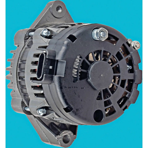 Alternator Replacement For Pleasurecraft Marine Inboard Sterndrive 95 Amp 12V With 6 Groove Pulley Fits 2003 To 2007 5L Engines