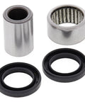 Rear Shock Bearing Kit For Honda 29-5053 Replacement Includes Upper And Lower Bearings Seals Needle Bearing Shaft And 52100 Hardened Steel