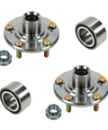 Front Wheel Bearing And Hub Kit 2 Piece Direct Fit OE Replacement For Acura CL RSX TL Honda Accord CR V Element Includes Two Bearings And Two Hubs Drop In Ready