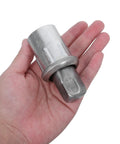 Easy Adjust Stainless Steel Furniture Leveling Feet Set With Smooth Rotating Design For Metal Shelving And Commercial Kitchens Universal Fit No Hassle Tool Free Height Adjustment Durable Silver 78mm foot in hand