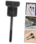 Spare Tire Mounting Bolt Kit With Replacement Screws And Lock Nuts For Civic HRV And Other Vehicles, closeup of bolt design.