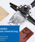 Killer Portable Handheld Heat Sealer For Mylar And Foil Bags Eight Inch Wide Jaw sealing aluminum and kraft paper bags.
