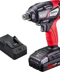 20V Cordless Brushless Impact Driver Tool Kit with Quarter Inch Chuck 162 Foot Pounds Torque, battery and charger included.