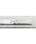 Close-up of 1-3/8 inch marking on Combo Wrench 1-3/8 Inch High Torque Box End Drop-Forged Chrome Alloy Steel Construction Durable Silver Finish