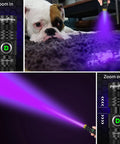 395Nm UV Light Flashlight Powerful 10W USB Rechargeable Portable Blacklight Woods Lamp detecting pet urine
