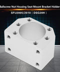 Heavy Duty Aluminum Nut Housing For SFU2005 And SFU2010 Ball Screw 20mm Fit DSG20H One Piece Replacement Bracket