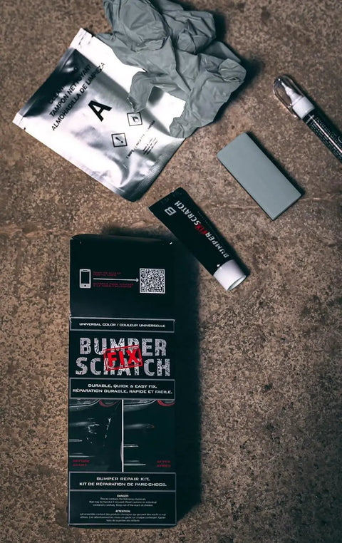 All In One Car Bumper Scratch Remover Kit That Fixes Paint Transfer Scuffs And Light Scratches With A Clear Touch Up Pen Wipes And Compound For All Paint Colors Easy DIY Auto Paint Repair