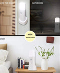 Cordless Motion Sensor Light Indoor Dimmable LED Night Light With 2000mAh Rechargeable Battery in different room settings