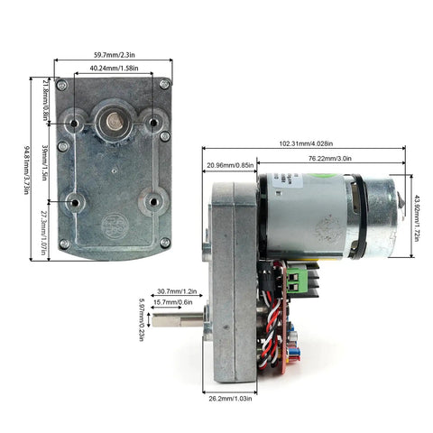 High-Torque Servo Motor Delivering 400 kg.cm For Industrial Robots And Automated Machinery, DC 12-24V Power, close-up view