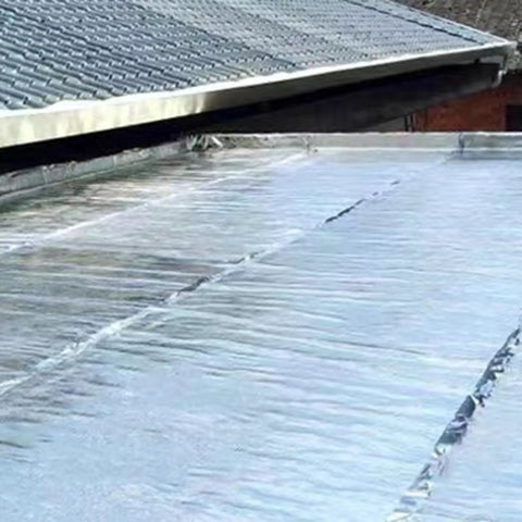 Tough As Nails Self Adhesive Roofing Underlayment Roll laid flat on a roof surface, showcasing its waterproof sealant features.