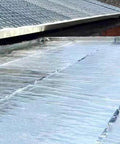 Super Tough Self Adhesive Roofing Felt Polyethylene Underlayment Roll For Asphalt Shingles And Driveway Patching With Rock Solid Seal shown on a roof.