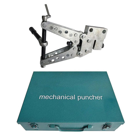 Manual Sheet Metal Hole Punch Kit For Steel Aluminum Copper And Stainless Steel Portable Punch Tool with carrying case