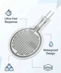 High-Sensitivity Thin-Film Force Sensor with flexible build, waterproof design, 0-30 kg range for precise pressure mapping.